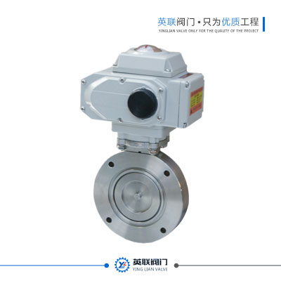 Electric vacuum butterfly valve